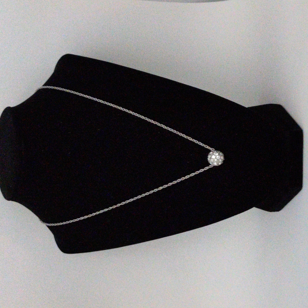 Swarovski Crystal Single Ball Necklace and Bangle Bracelet NWOT